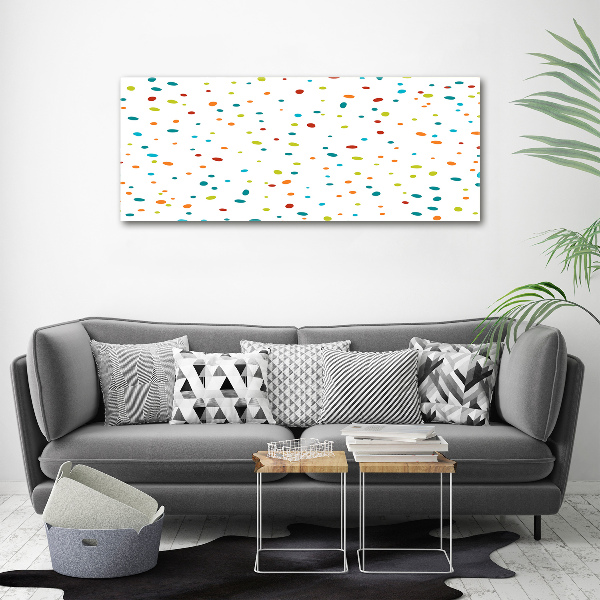 Print on acrylic Colorful dots