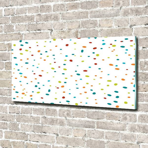 Print on acrylic Colorful dots