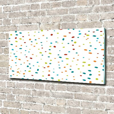 Print on acrylic Colorful dots