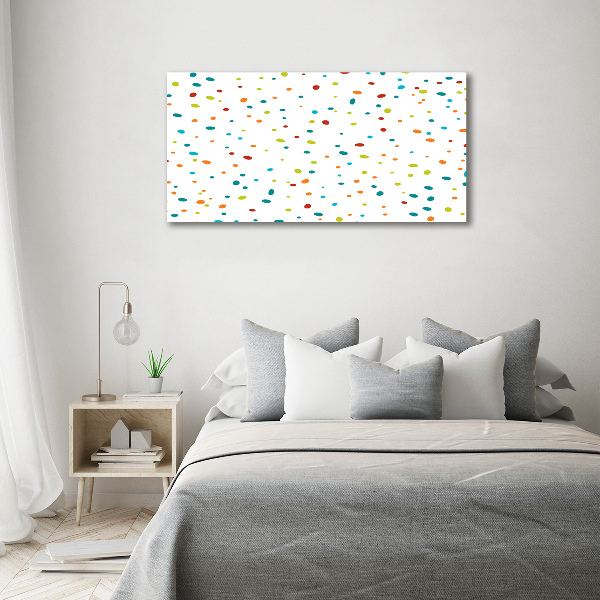 Print on acrylic Colorful dots