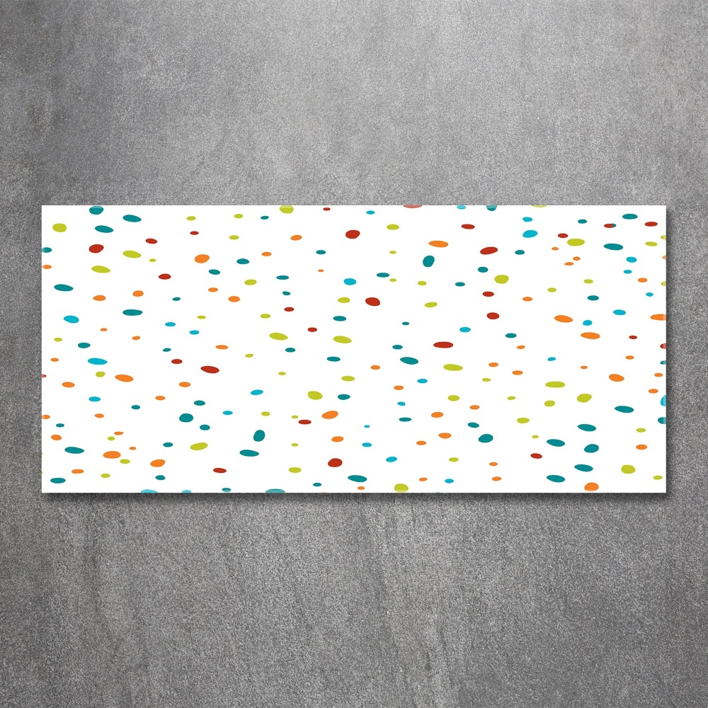 Print on acrylic Colorful dots