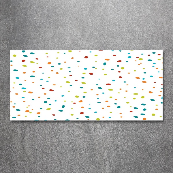 Print on acrylic Colorful dots