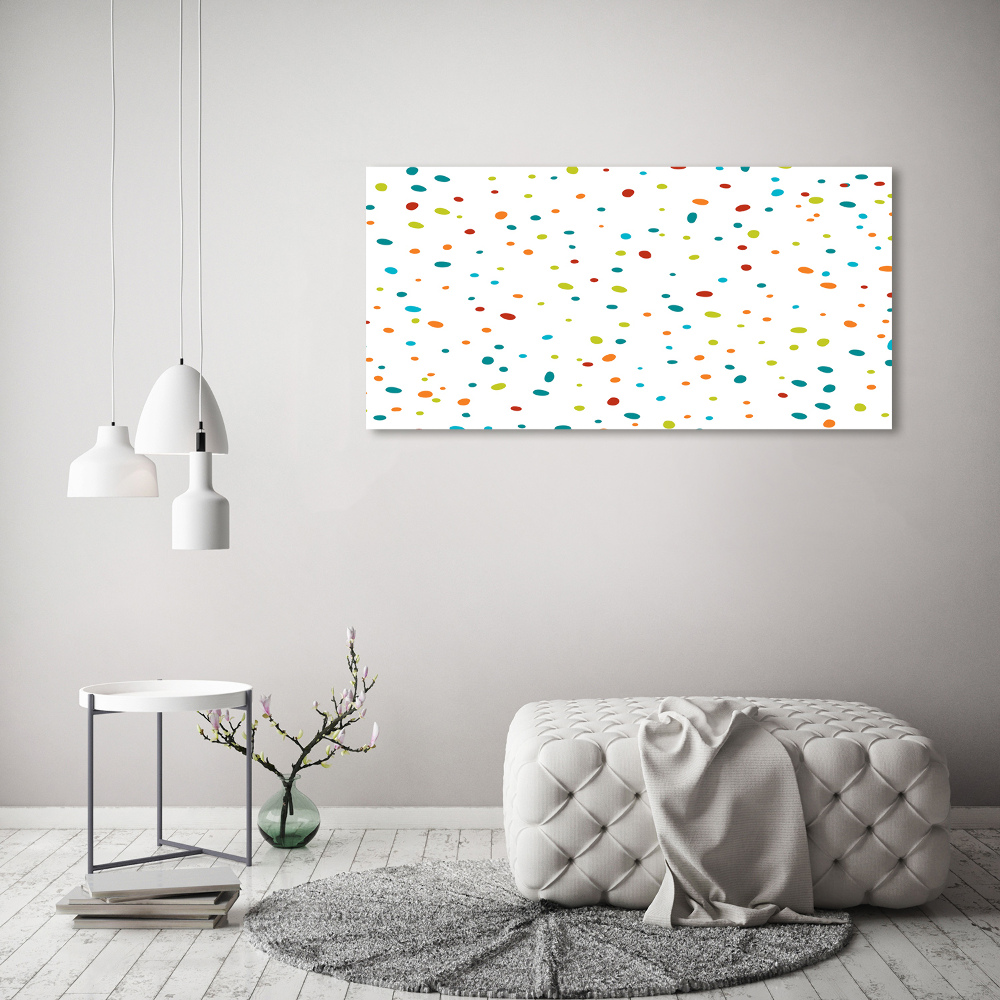 Print on acrylic Colorful dots