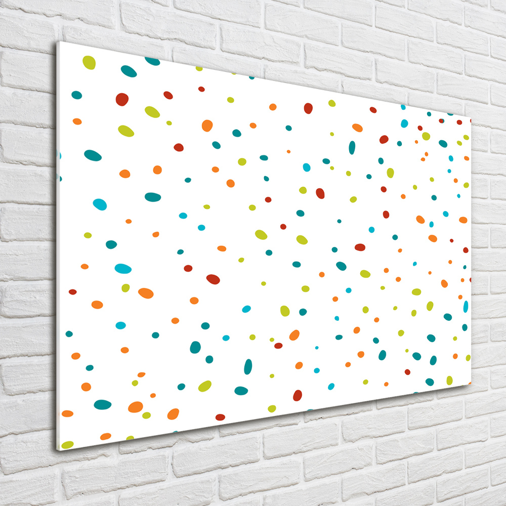 Print on acrylic Colorful dots