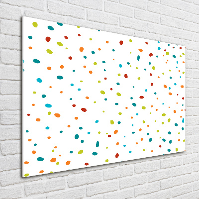 Print on acrylic Colorful dots