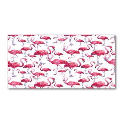 Acrylic print Flamingos