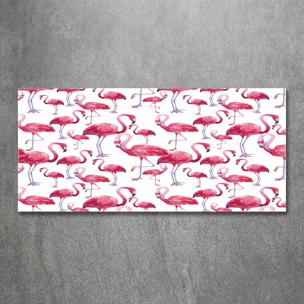 Acrylic print Flamingos