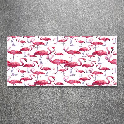 Acrylic print Flamingos