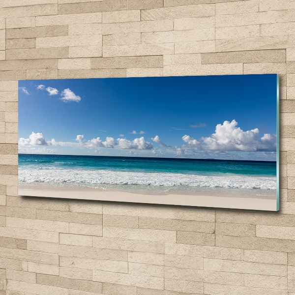 Print on acrylic Seychelles beach