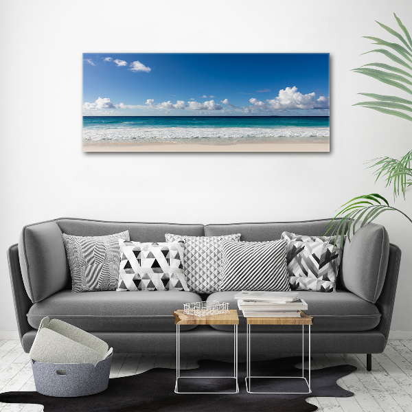 Print on acrylic Seychelles beach