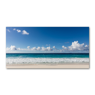 Print on acrylic Seychelles beach