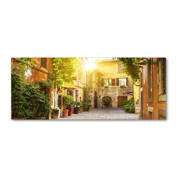 Acrylic wall art Italian streets