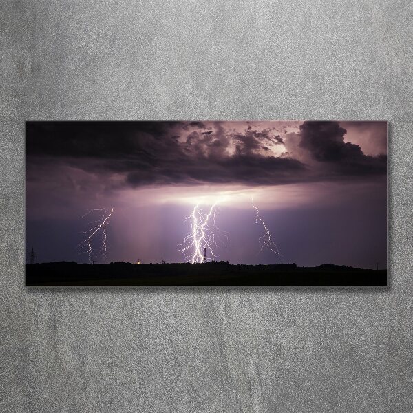 Print on acrylic Thunderstorm