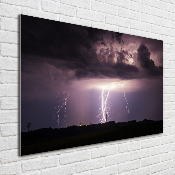 Print on acrylic Thunderstorm