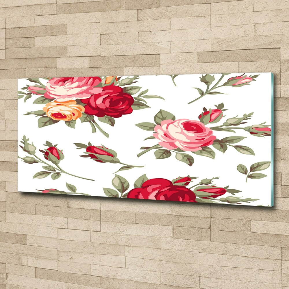 Wall art acrylic Roses