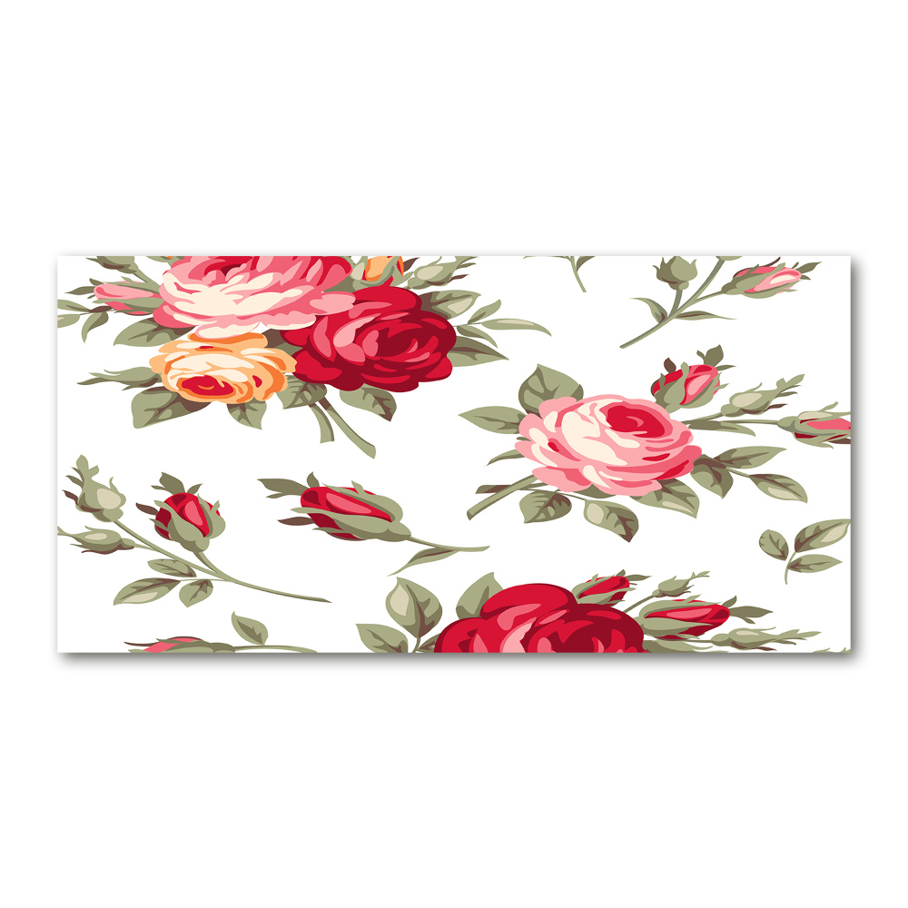 Wall art acrylic Roses