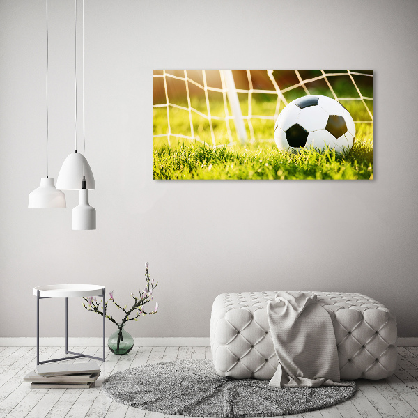 Print on acrylic Ball in the goal