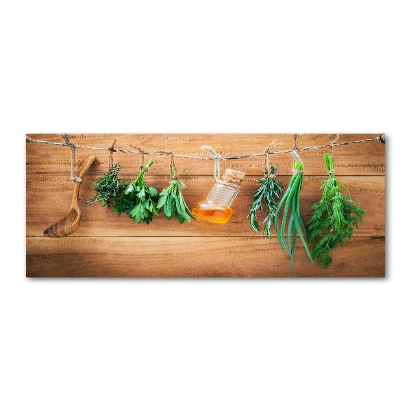 Print on acrylic Herbs on a string