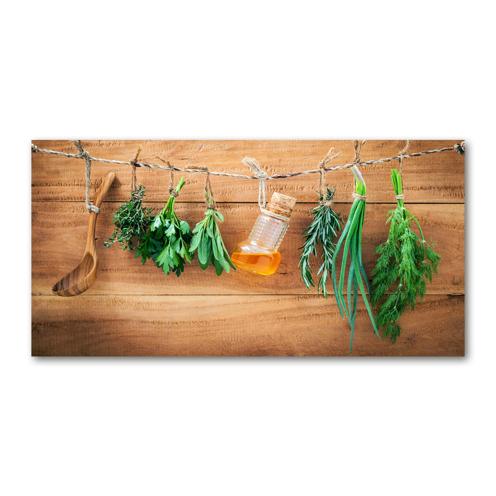 Print on acrylic Herbs on a string