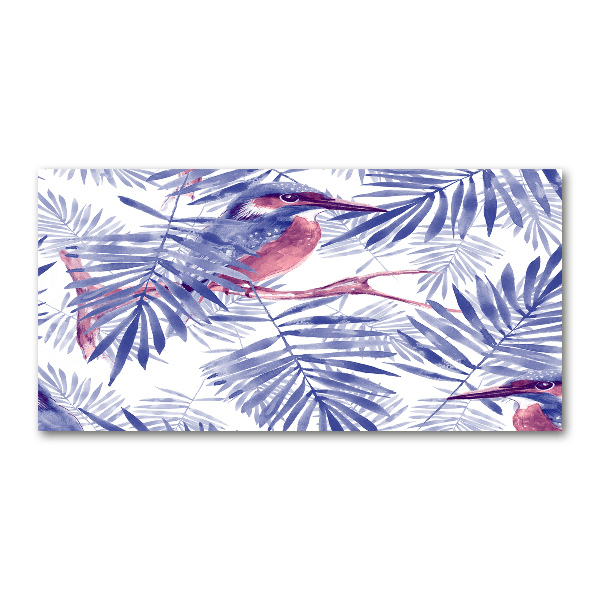 Acrylic print Plants and bird