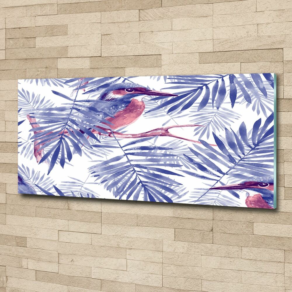 Acrylic print Plants and bird