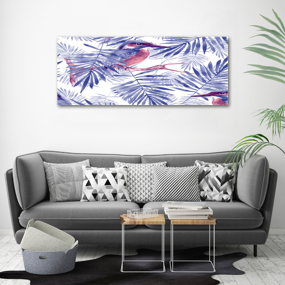 Acrylic print Plants and bird