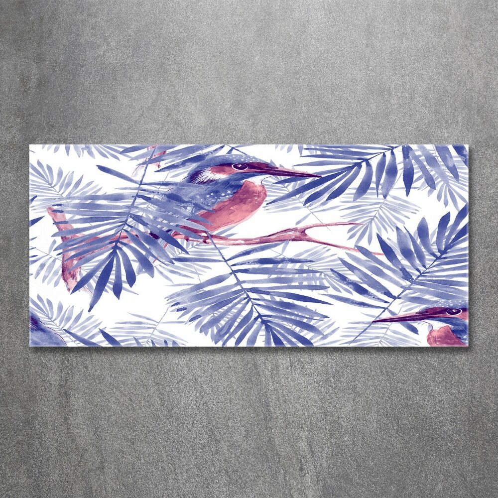 Acrylic print Plants and bird