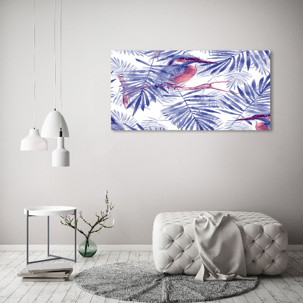 Acrylic print Plants and bird