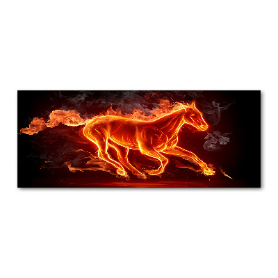 Print on acrylic Horse in flames