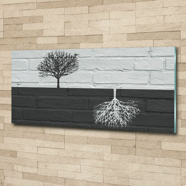 Acrylic wall art Trees on the wall