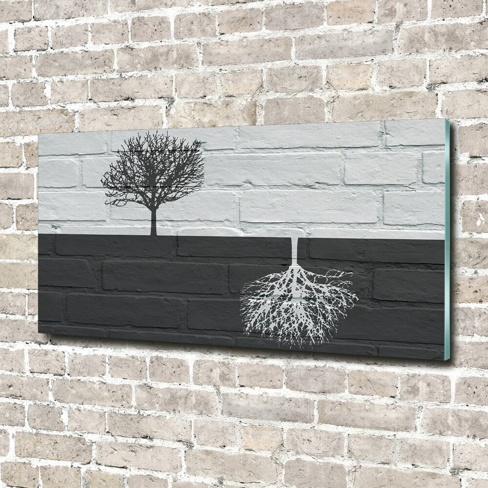 Acrylic wall art Trees on the wall