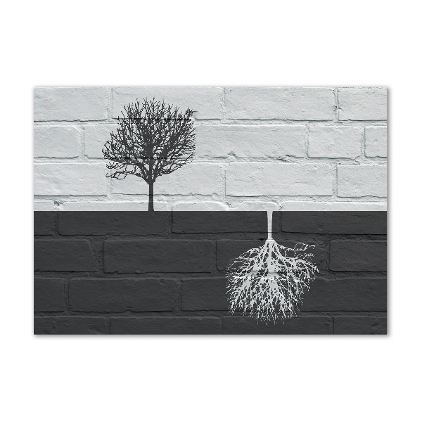 Acrylic wall art Trees on the wall