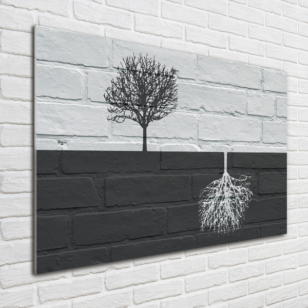 Acrylic wall art Trees on the wall