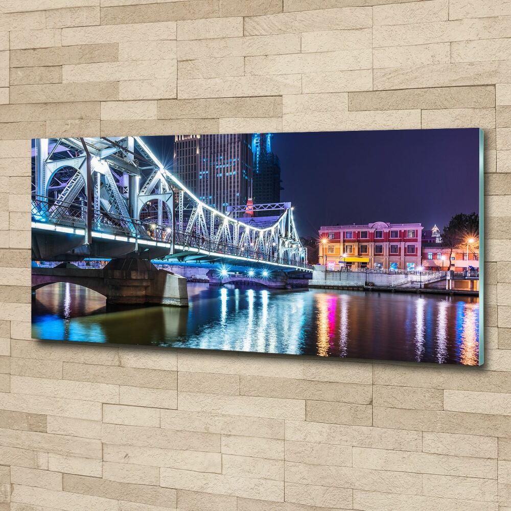 Acrylic print Shanghai Bridge