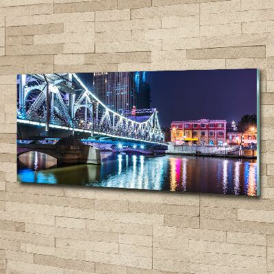 Acrylic print Shanghai Bridge