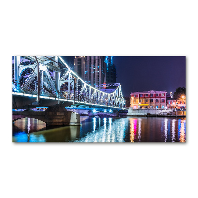 Acrylic print Shanghai Bridge