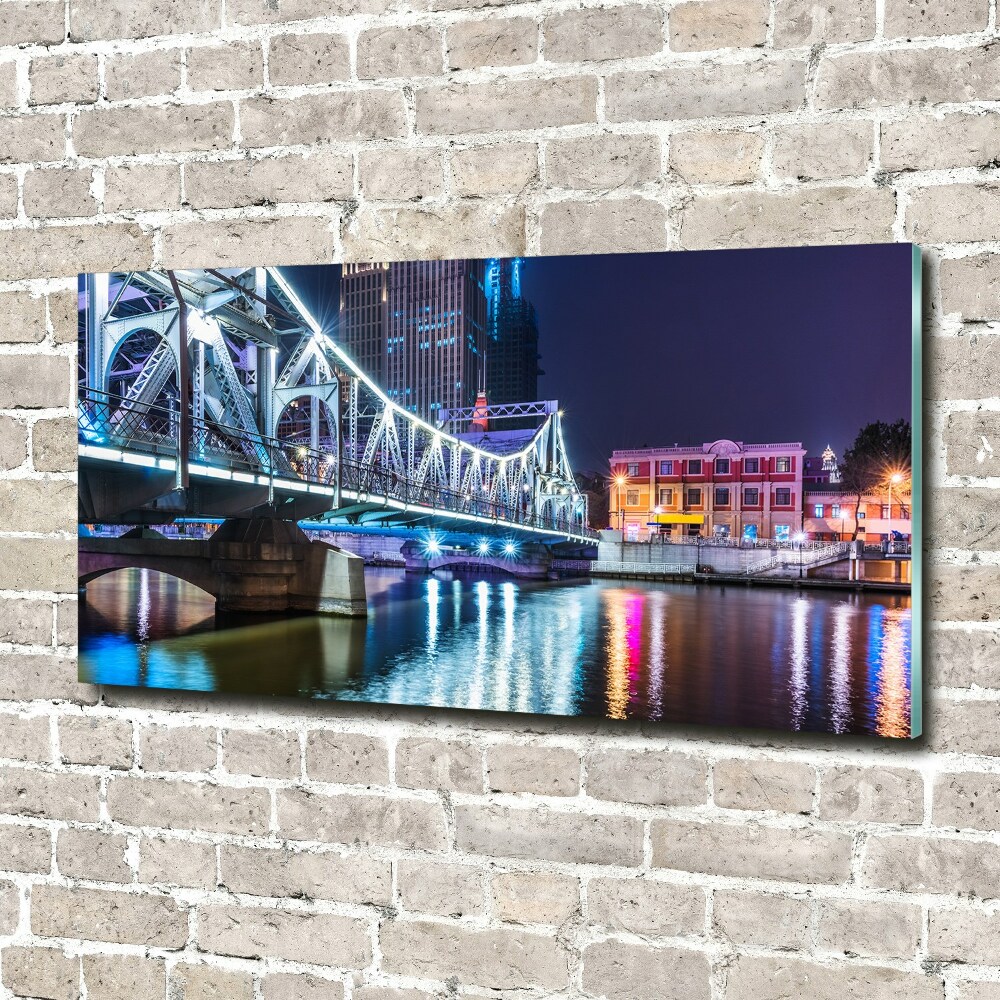 Acrylic print Shanghai Bridge