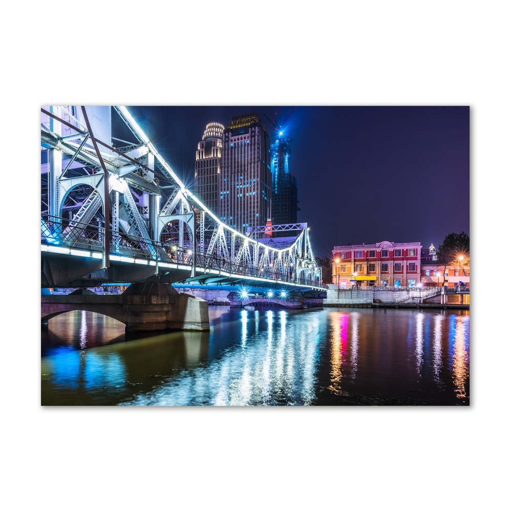 Acrylic print Shanghai Bridge