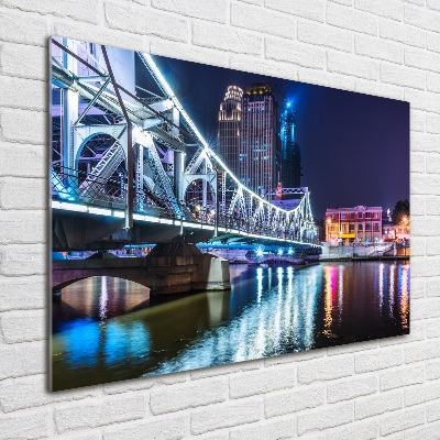 Acrylic print Shanghai Bridge