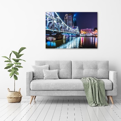 Acrylic print Shanghai Bridge