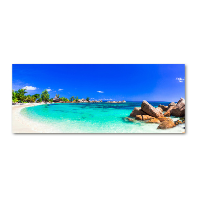 Print on acrylic Seychelles beach