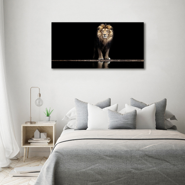 Acrylic wall art Portrait of a lion