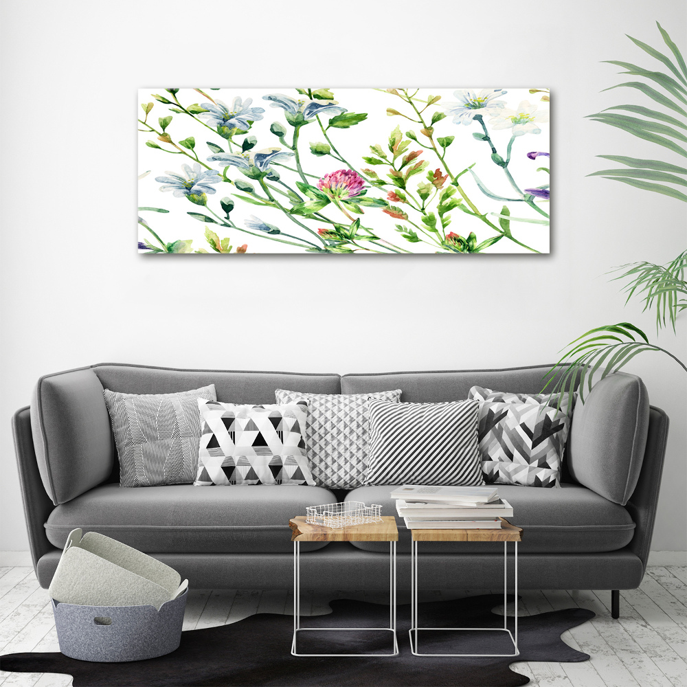 Print on acrylic Wild flowers