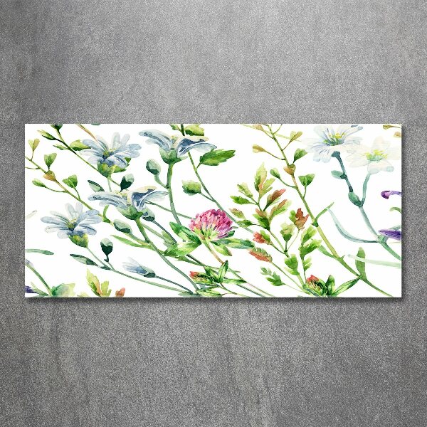 Print on acrylic Wild flowers