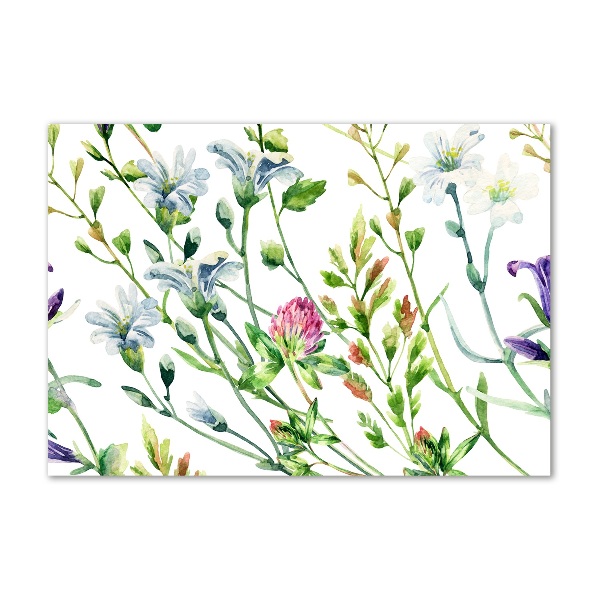 Print on acrylic Wild flowers