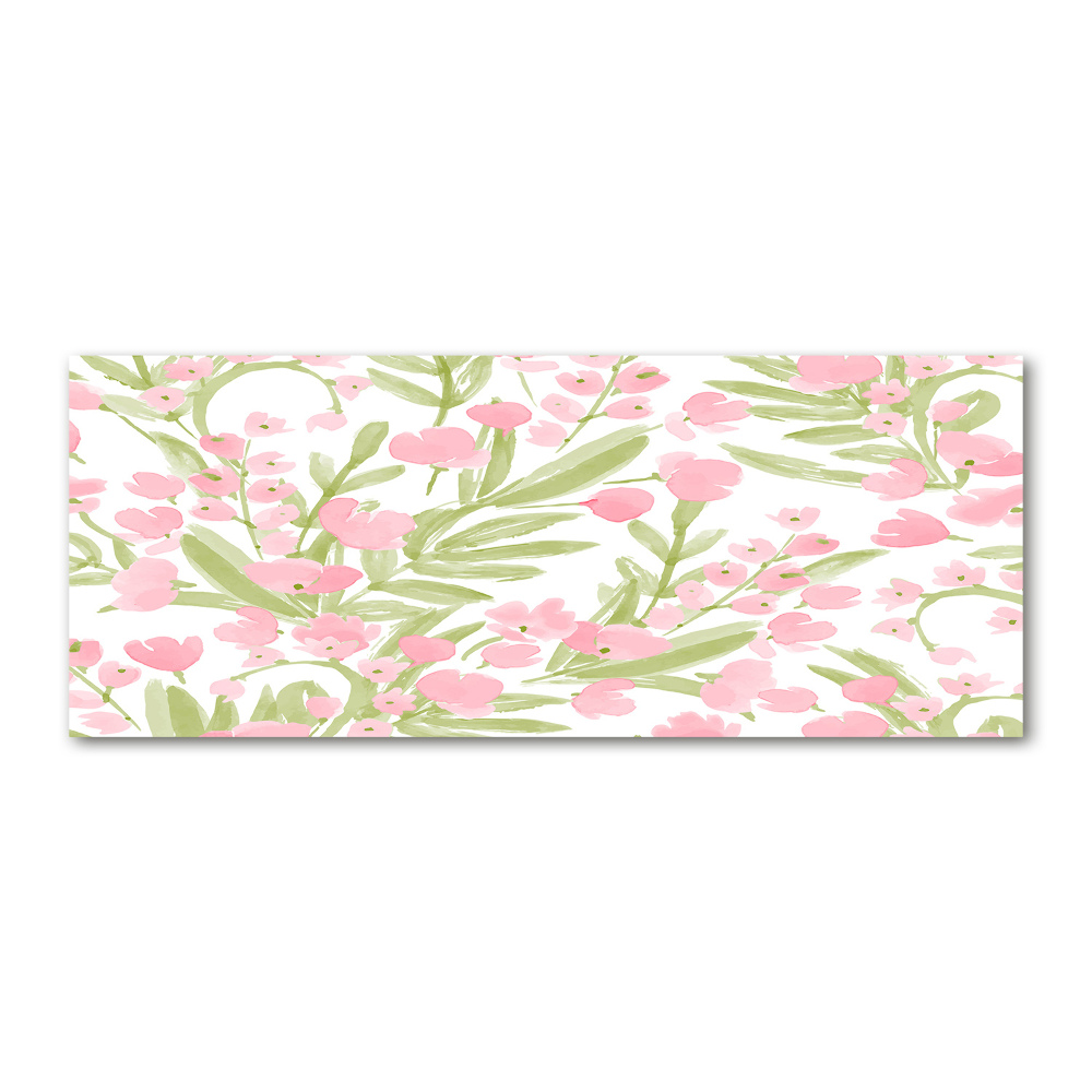 Print on acrylic Floral pattern