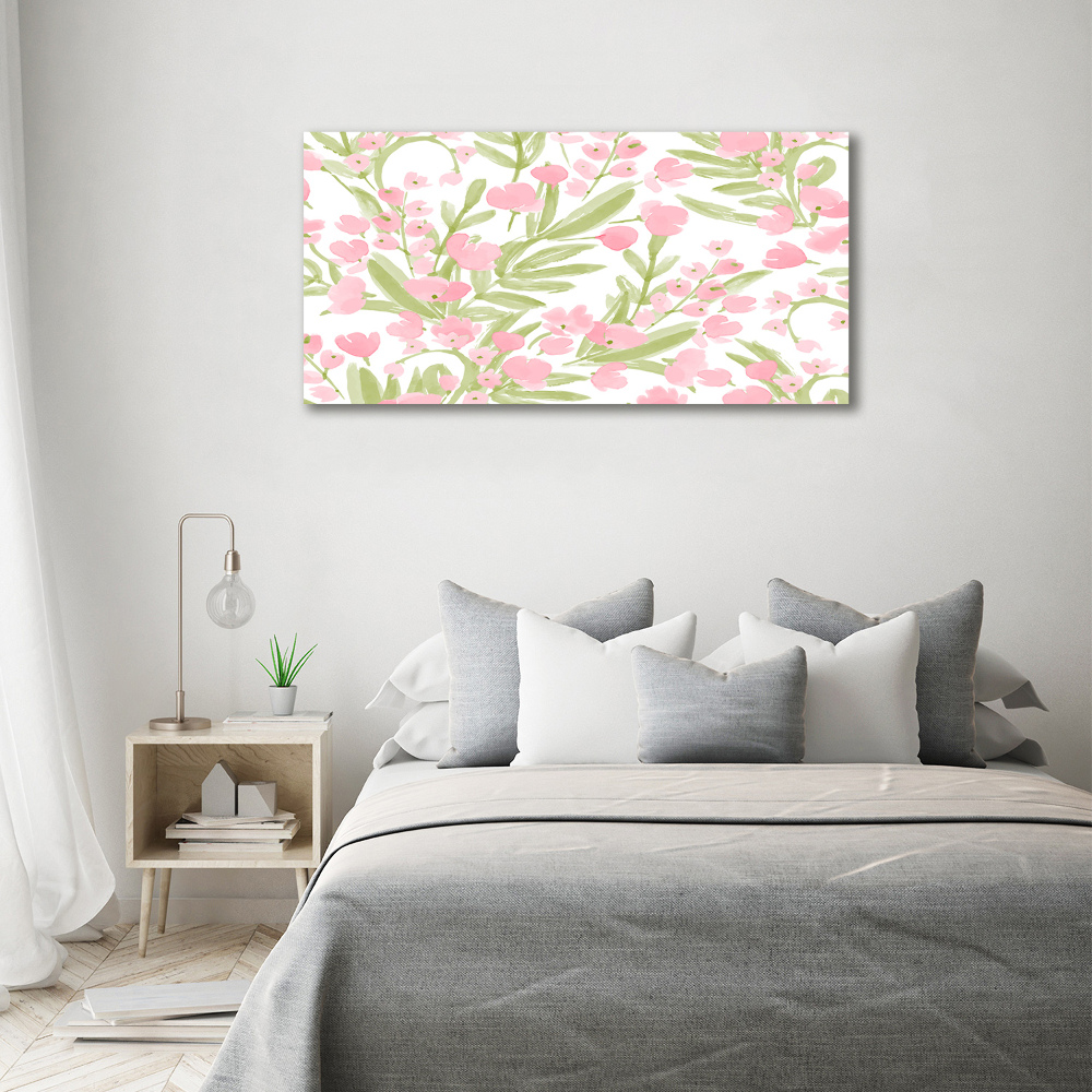 Print on acrylic Floral pattern