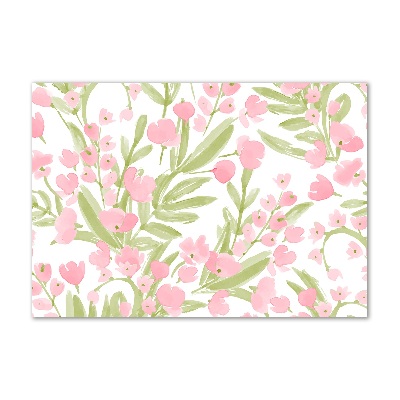 Print on acrylic Floral pattern