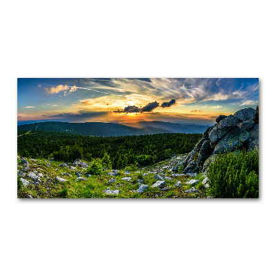 Print on acrylic Mountain panorama