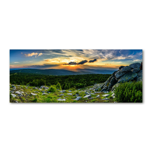 Print on acrylic Mountain panorama